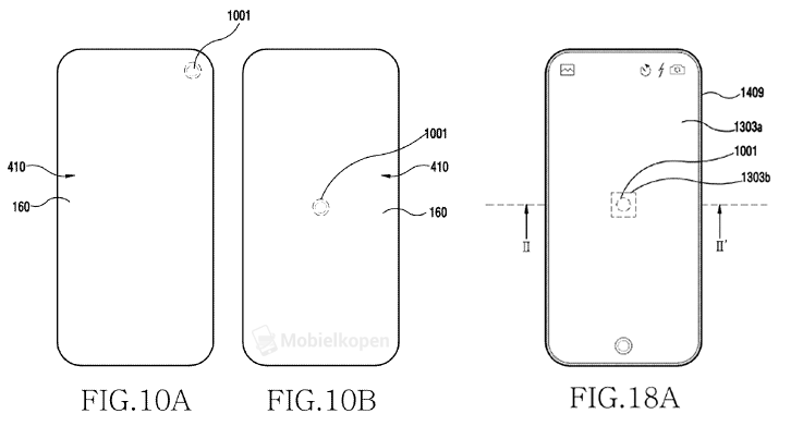 samsung display camera