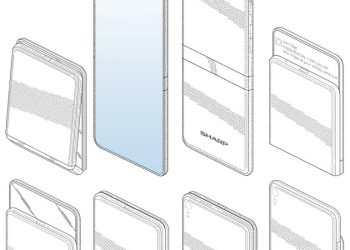 sharp opvouwbare smartphone